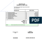 Rekapitulasi Engineer Estimate (Ee) : NO Jenis Pekerjaan Jumlah Harga