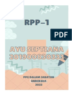 Perangkat Pembelajaran Gerak Parabola: Oleh Ayu Septiana, S.Pd. 201980830333