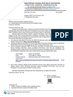 Surat Undangan Sosialisasi EMIS 4.0 PD-Pontren & PAI (Daring) - TTE