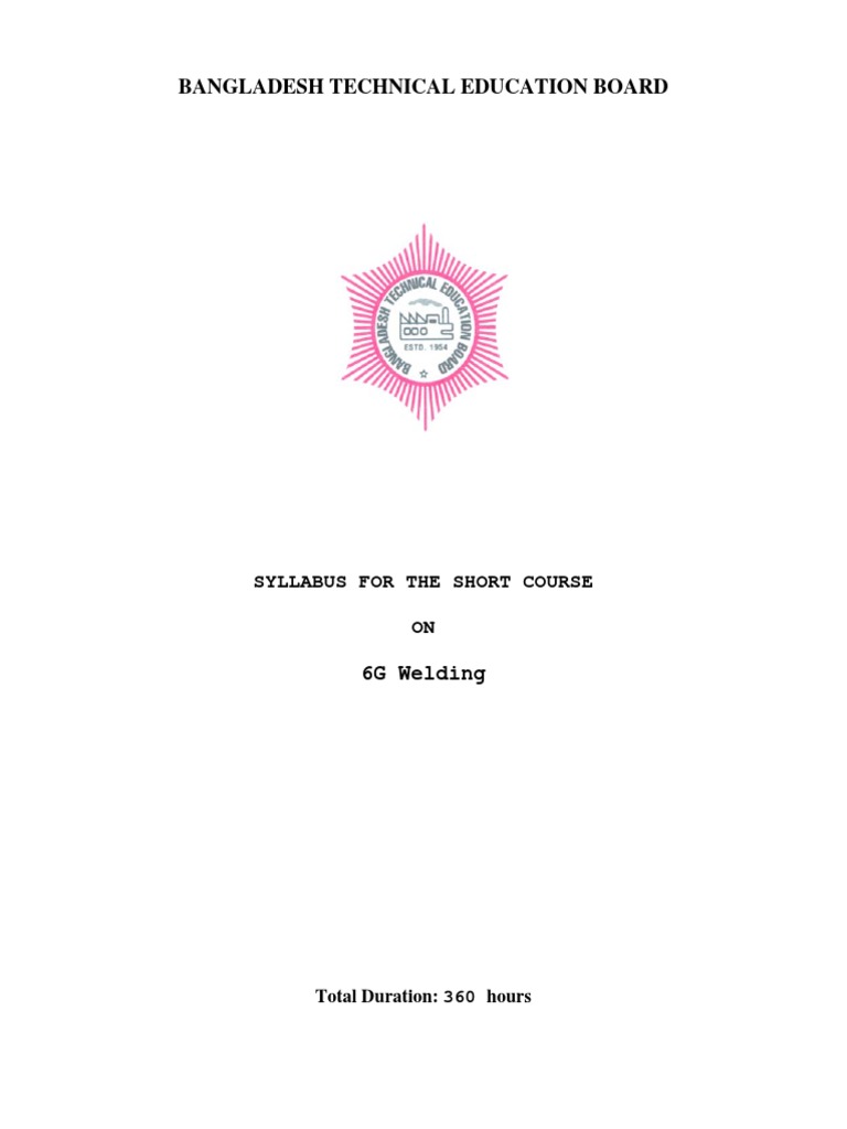 6g Welding Pdf Welding Construction