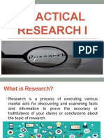 What Is Practical Research