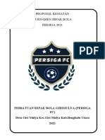 Proposal Persiga FC