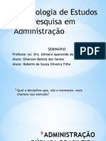 Apresentação Seminário