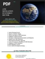 GHG Calculation, Inventory and Monitoring and Reporting-Energy&Transport