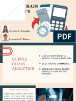 2e. Supply Chain Analytics - Presentation