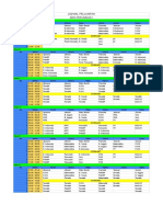 Jadwal Pelajaran - Google Spreadsheet