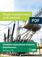 761 Condition Assessment of Power Transformer