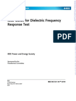 IEEE Guide For Dielectric Frequency Response Test: IEEE Power and Energy Society