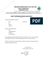 Surat Pengalaman Kerja