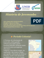 Breve História de Jeremoabo - Franciele Santos Da Silva