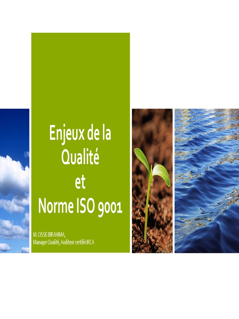 Enjeux de la Qualité et ISO 9001 | PDF | Management de la qualité ...