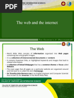 The Web and The Internet