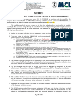 Notice - Document Verification MS