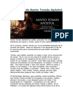 Biografía de Santo Tomás Apóstol
