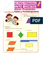 Definición y Clases de Paralelogramos para Quinto de Primaria