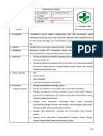 5.3.1.2 Sop Identifikasi Pasien