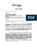 3ra Carta Notarial Marisol Almidon Sarmiento - Invitacion para Conciliacion