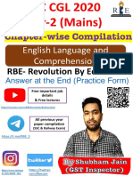 English Language and Comprehension: Chapter-Wise Compilation