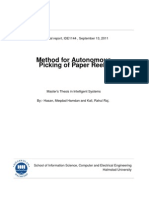 Method For Autonomous Picking of Paper Reels