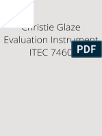 Christie Glaze Evaluation Instrument ITEC 7460