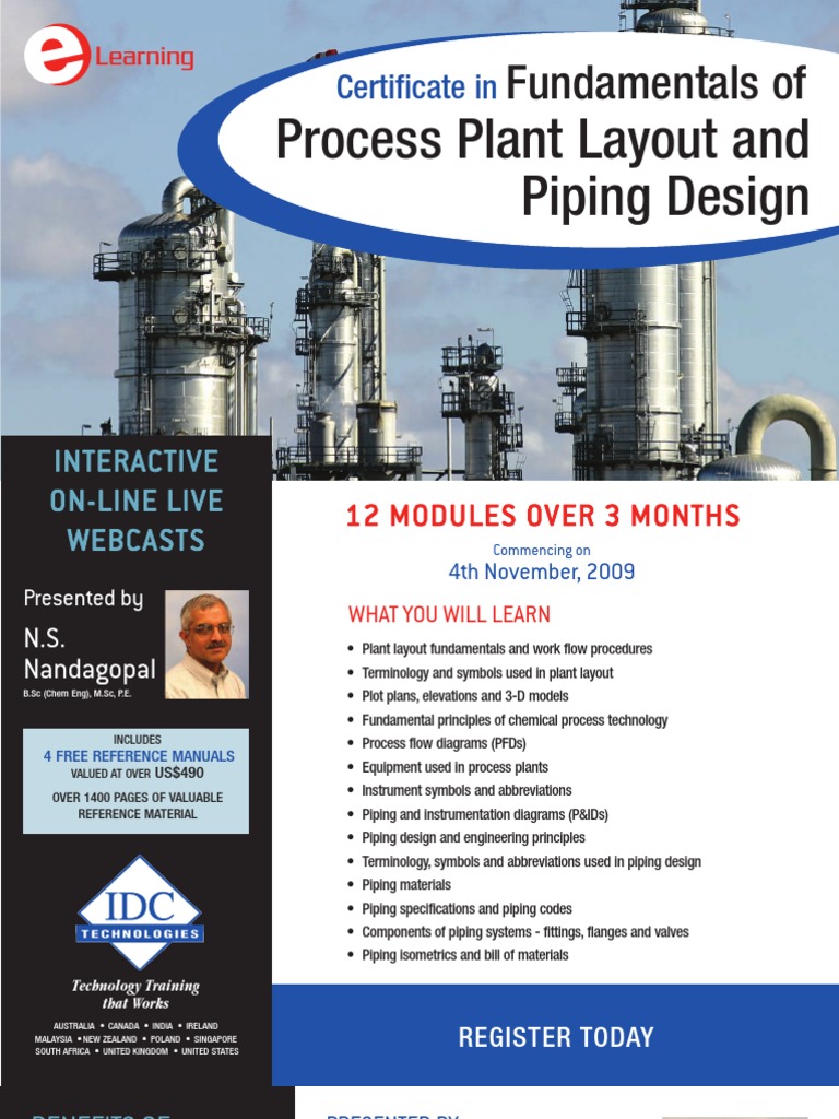 Process Plant Layout and Piping Design: Fundamentals of | PDF | Art ...