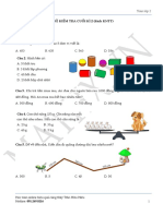 5 Đề Kiểm Tra Cuối Kì 2 - kntt
