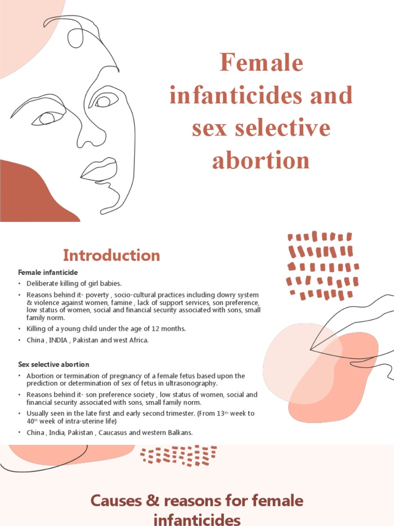 Gender Bias and Female Infanticide | PDF | Human Reproduction | Woman