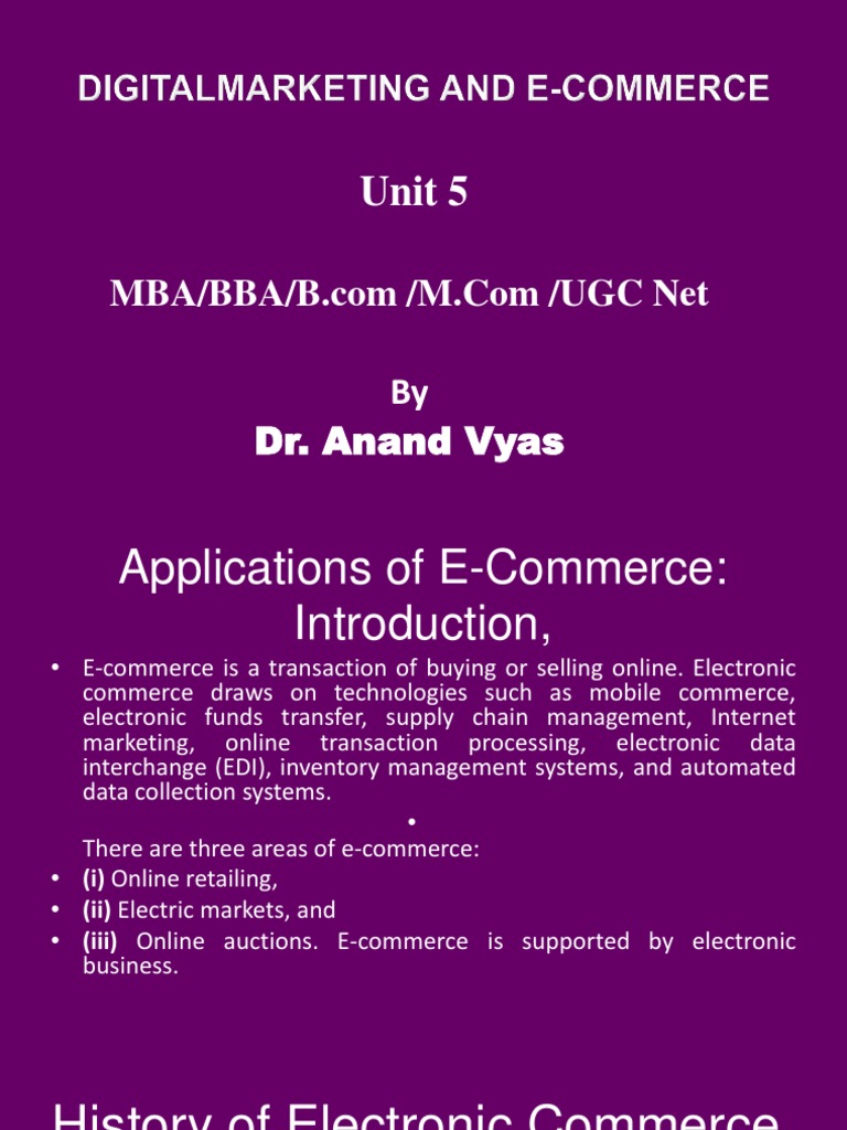 E-Commerce: Concepts and Trends | PDF | E Commerce | Cash