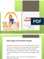 Solar Tym Company Technical Presentation