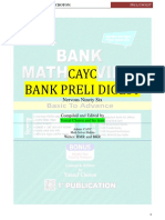 CAYC Bank Preli Digest For 2020 Based SO Exams