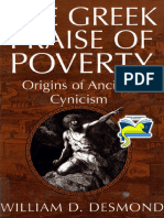 The Greek Praise of Poverty The Origins of Ancient Cynicism William D Desmond