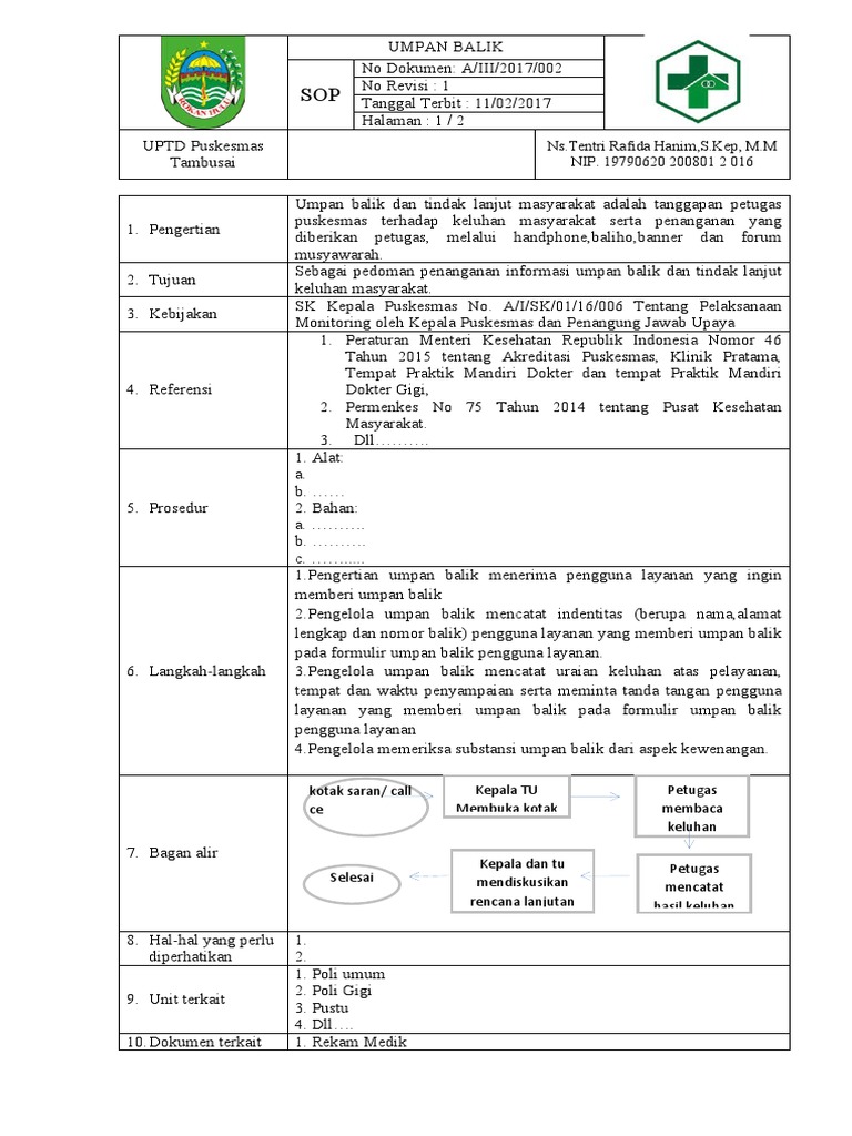 Ns - Tentri Rafida Hanim, S.Kep, M.M NIP. 19790620 200801 2 016 | PDF