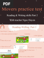 2.movers Pratice Test - RW Part 1 - 2