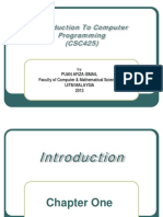 Computer Science Program Chapter 1