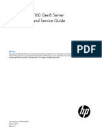 HPE - c03257139 - HP ProLiant DL160 Gen8 Server Maintenance and Service Guide
