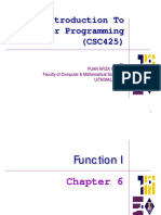 COMPUTER SCIENCE PROGRAM Chapter 6 - I