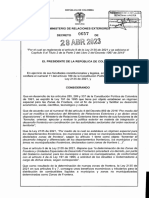 Decreto 0657 Del 28 de Abril de 2023