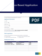 CPAAOM4016 - Experience-Based Application Form