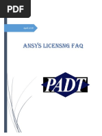 Ansys Licensing Faq