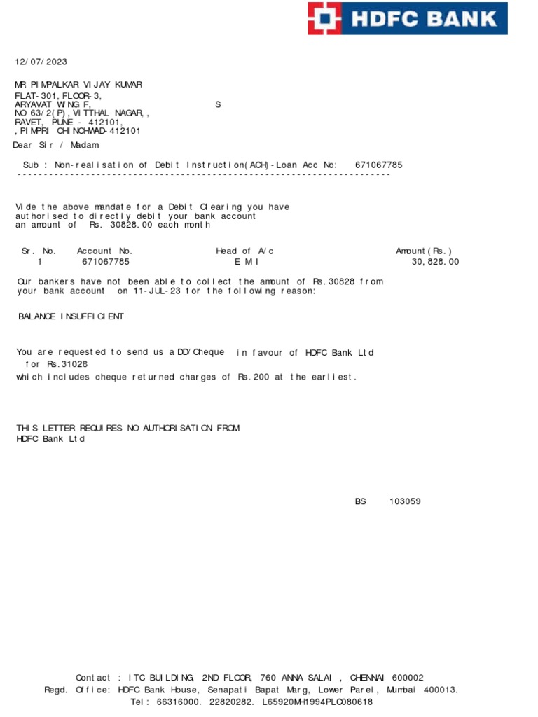 RPS BNC Letter 671067785 | PDF