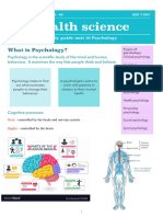 Health Science: What Is Psychology?