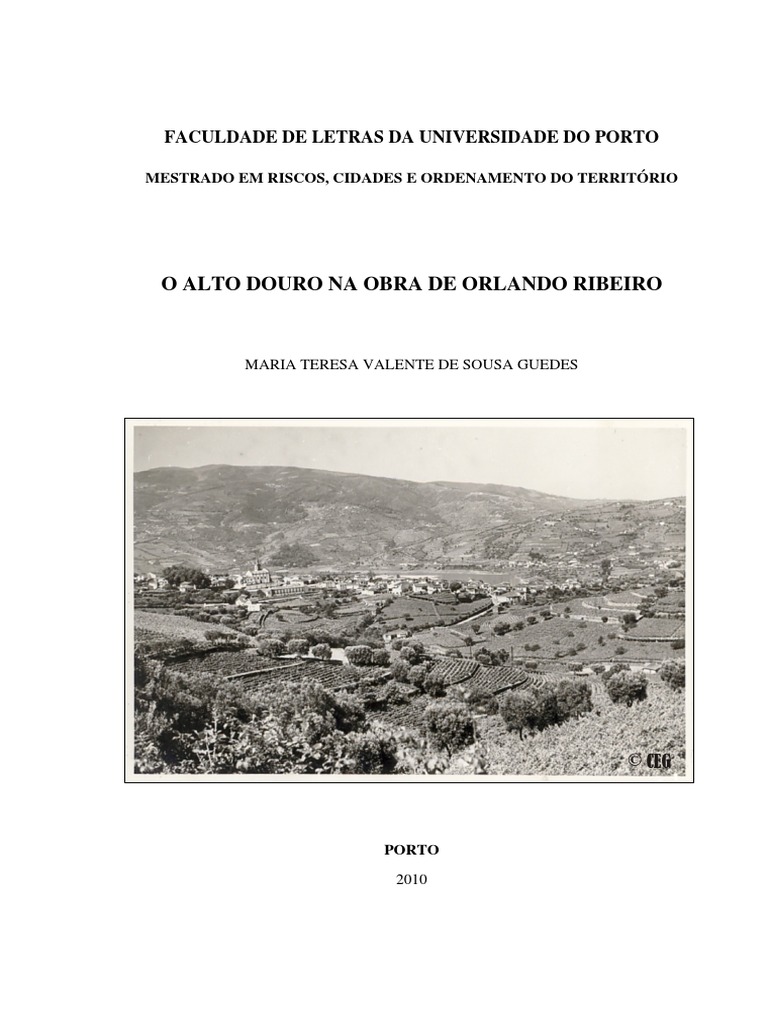 Alto Douro na Geografia de Ribeiro | PDF | Geografia | Science
