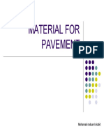 Material For Pavement