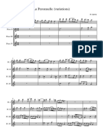 La Peronnelle (Variations) - Score and Parts