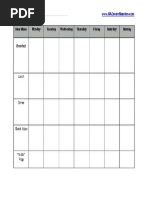 Nanny Daily Task List Template