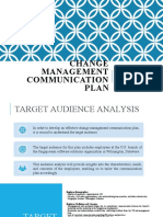 Change Management Communication Plan by Arundhati Banerjee