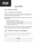 Lecture 6 Java Objects and Classes