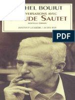 Conversations Avec Claude Sautet (Boujut, Michel)