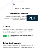 Become An Investor - Republic