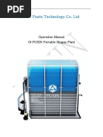 Operation Manual For PX ABS 3.4m3 Portable Assembly Biogas System